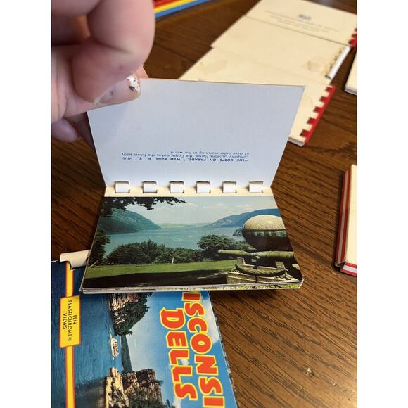 Vintage Lot Of 8 Miniature Views Souvenir Booklets Canada California West Point - Picture 5 of 10
